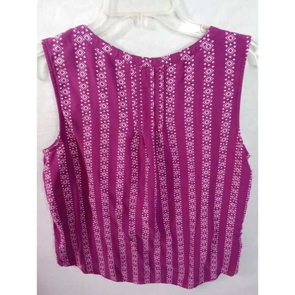 Sonoma large sleeveless v neck button up‎ purple - Picture 10 of 10